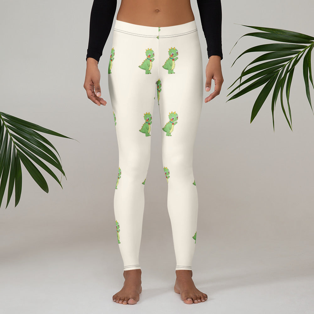 Dino Dinosaur All-Over Print Leggings, Roots & Talks - lifestyle photo 1