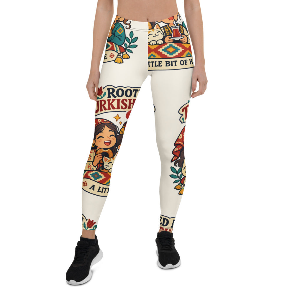 Rooted in Turkish Culture All-Over Print Leggings, Roots & Talks - product photo