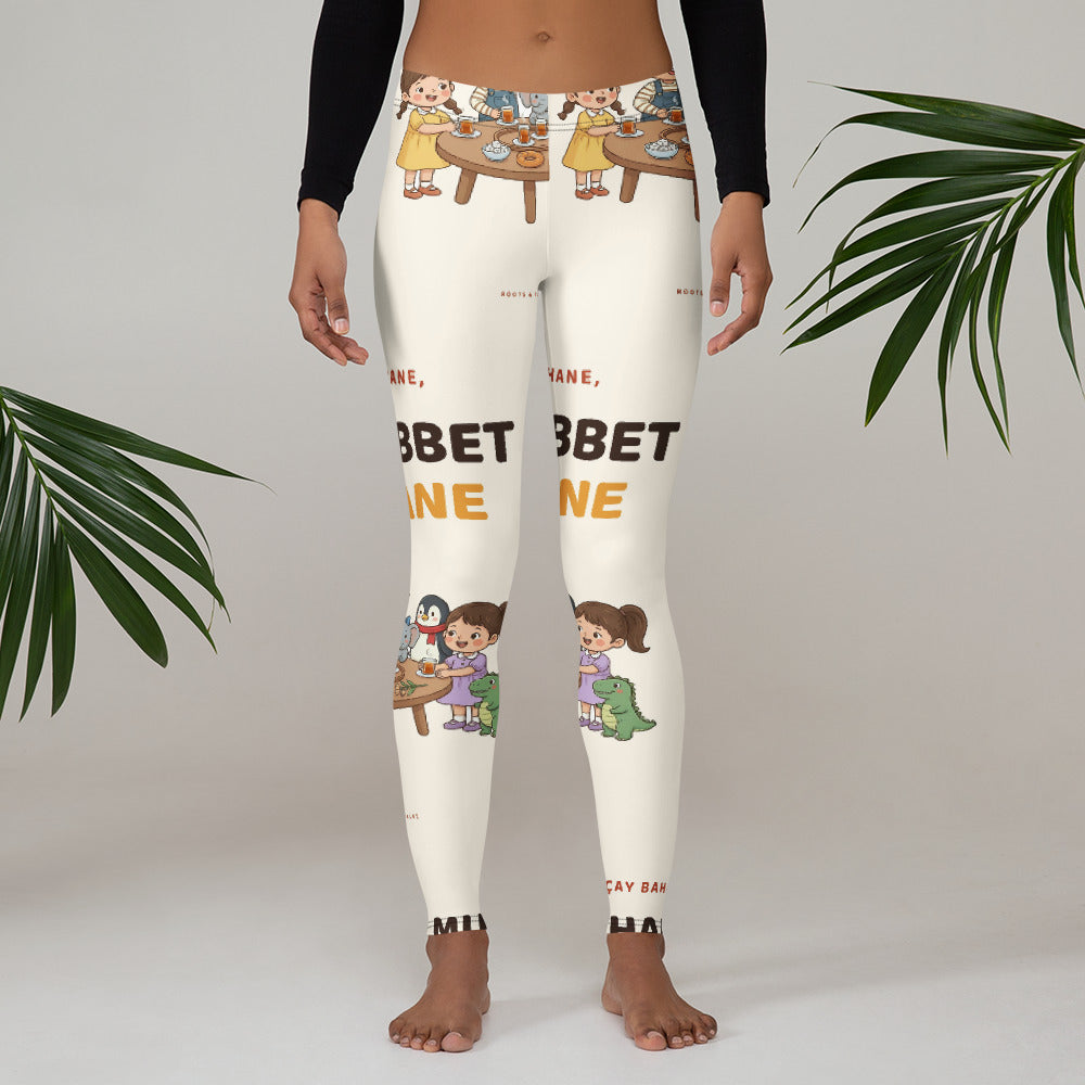 Çay Bahane, Muhabbet Şahane All-Over Print Leggings, Roots & Talks - lifestyle photo 1
