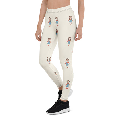 Eylül Character All-Over Print Leggings, Roots & Talks - Left Front