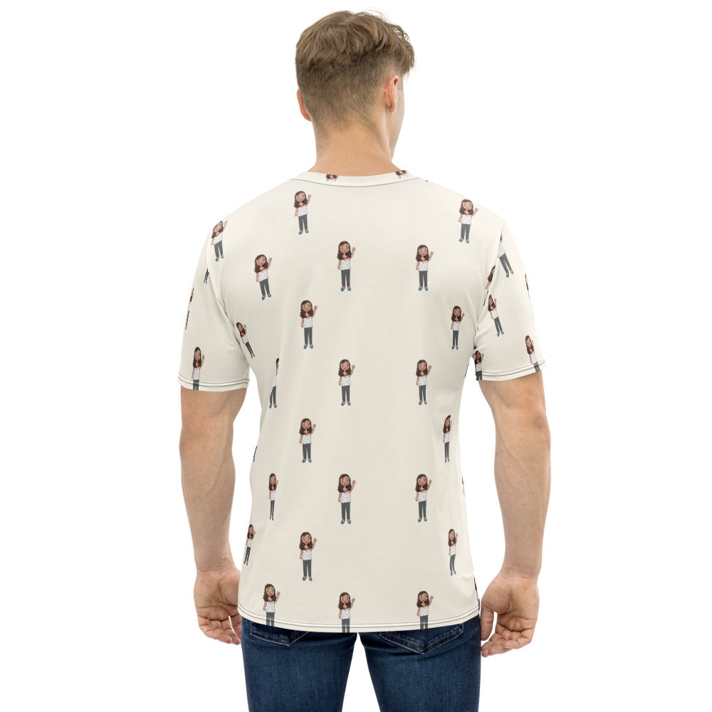 Defne Character All-Over Print Crew Neck T-Shirt, Roots & Talks - product photo