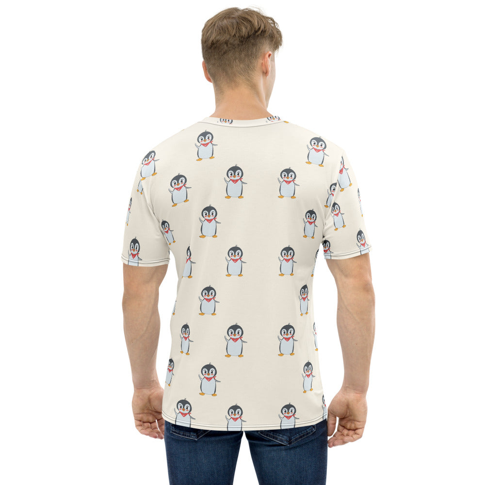 Pingucan Penguin All-Over Print Crew Neck T-Shirt, Roots & Talks - product photo