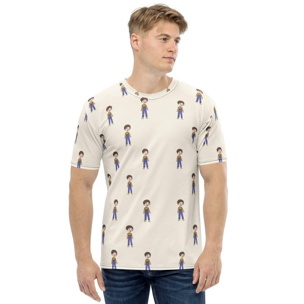 Ahmet Character All-Over Print Crew Neck T-Shirt, Roots & Talks - product photo