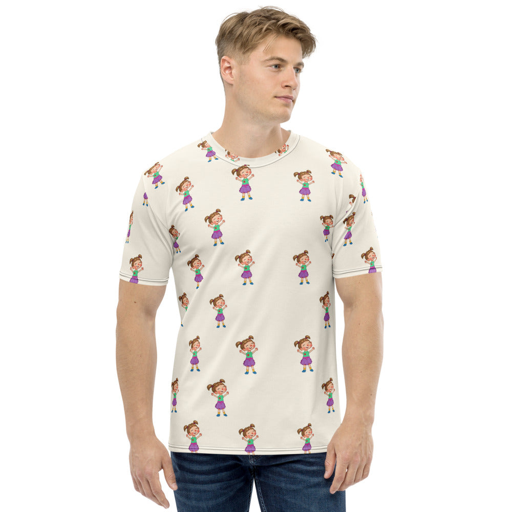 Ela Character All-Over Print Crew Neck T-Shirt, Roots & Talks - product photo