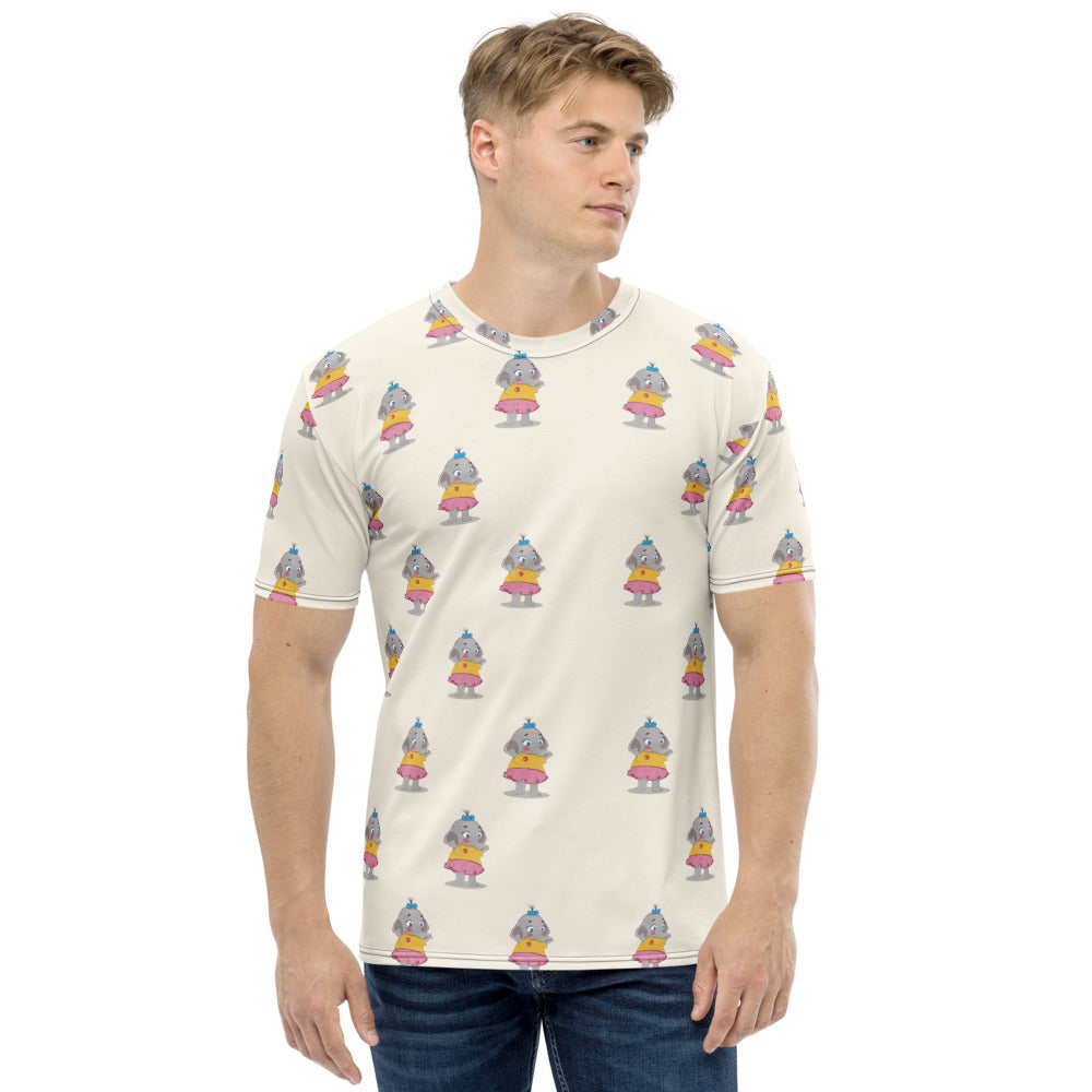 Filiz Elephant All-Over Print Crew Neck T-Shirt, Roots & Talks - product photo
