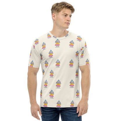Filiz Elephant All-Over Print Crew Neck T-Shirt, Roots & Talks - product photo