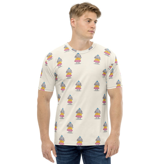 Filiz Elephant All-Over Print Crew Neck T-Shirt, Roots & Talks - product photo