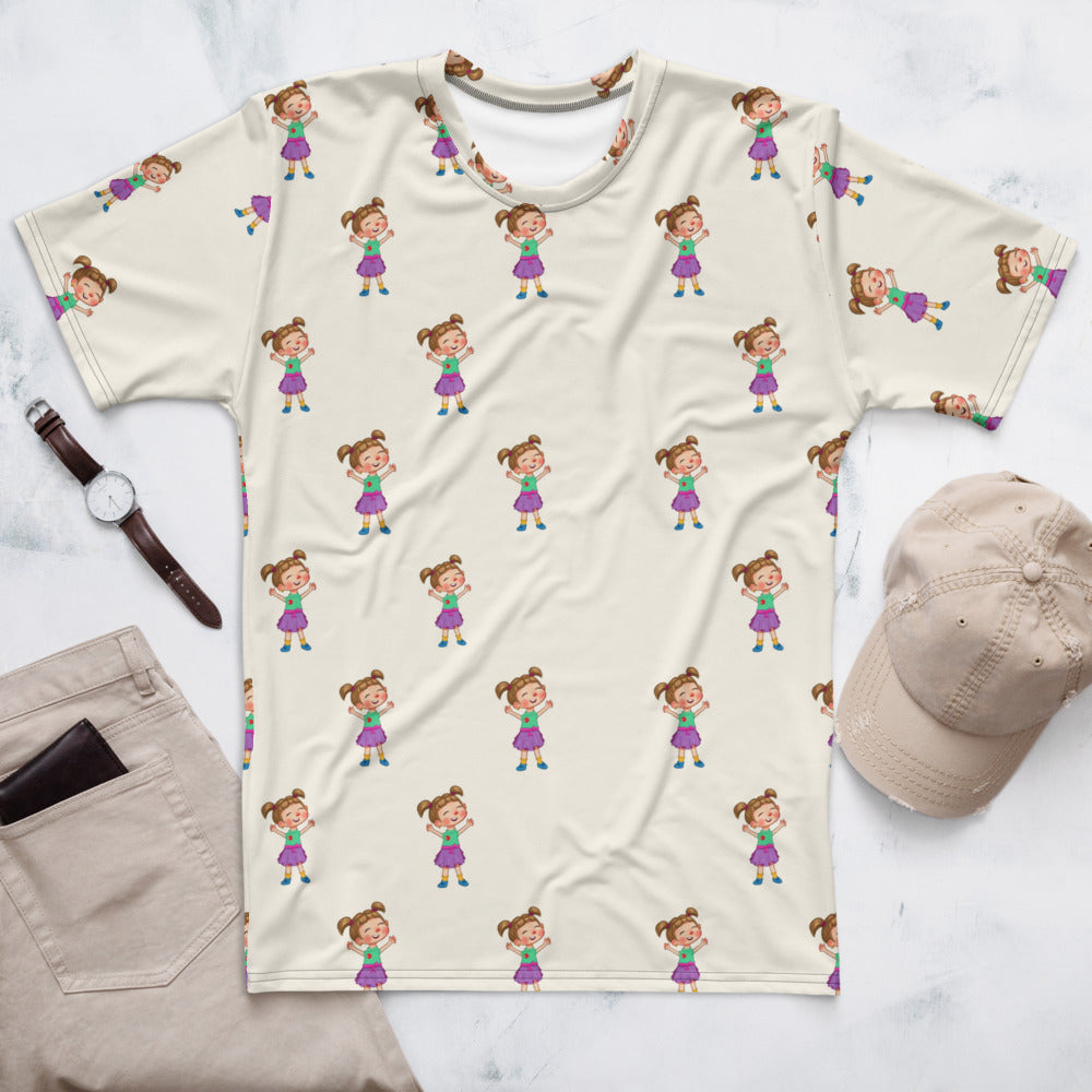 Ela Character All-Over Print Crew Neck T-Shirt, Roots & Talks - lifestyle photo 1