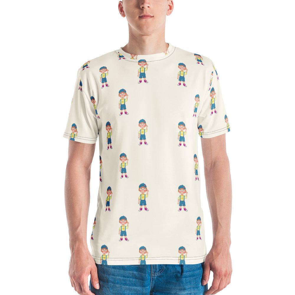 Giray Character All-Over Print Crew Neck T-Shirt, Roots & Talks - lifestyle photo 2