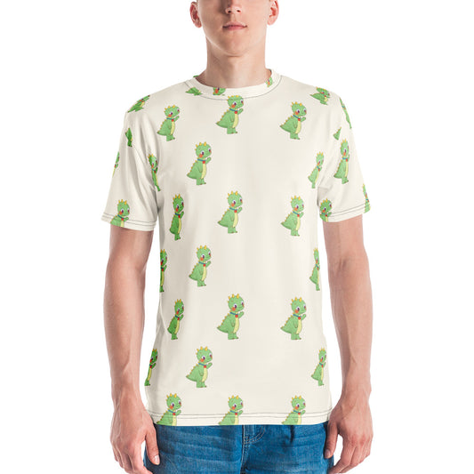 Dino Dinosaur All-Over Print Crew Neck T-Shirt, Roots & Talks - lifestyle photo 2