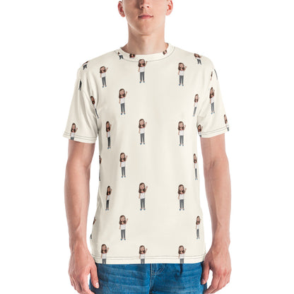 Defne Character All-Over Print Crew Neck T-Shirt, Roots & Talks - lifestyle photo 2