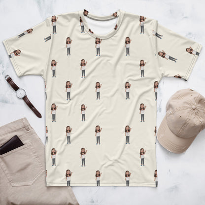 Defne Character All-Over Print Crew Neck T-Shirt, Roots & Talks - lifestyle photo 1