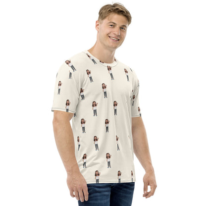 Defne Character All-Over Print Crew Neck T-Shirt, Roots & Talks - product photo