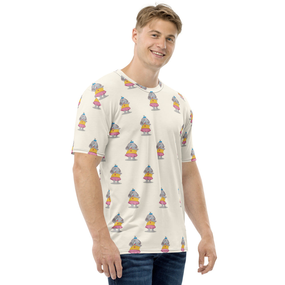 Filiz Elephant All-Over Print Crew Neck T-Shirt, Roots & Talks - product photo