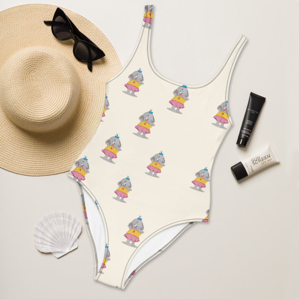 Filiz Elephant All-Over Print One-Piece Swimsuit, Roots & Talks - lifestyle photo 2