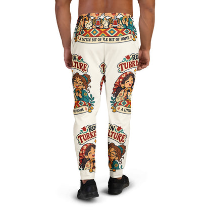 Rooted in Turkish Culture All-Over Print Recycled Joggers, Roots & Talks - Back