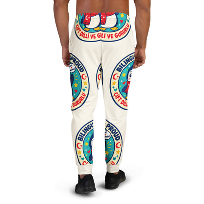 Bilingual & Proud All-Over Print Recycled Joggers, Roots & Talks - Back
