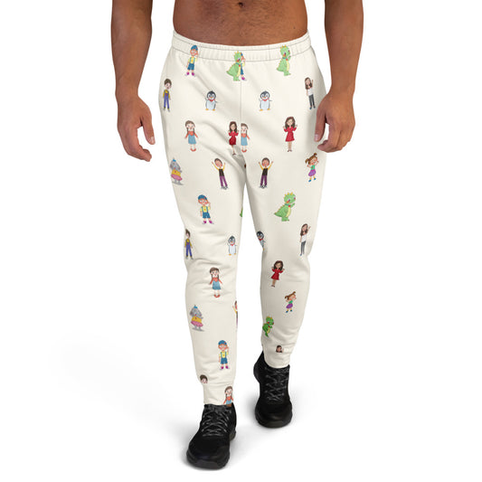 Roots & Talks Characters All-Over Print Recycled Joggers - product photo