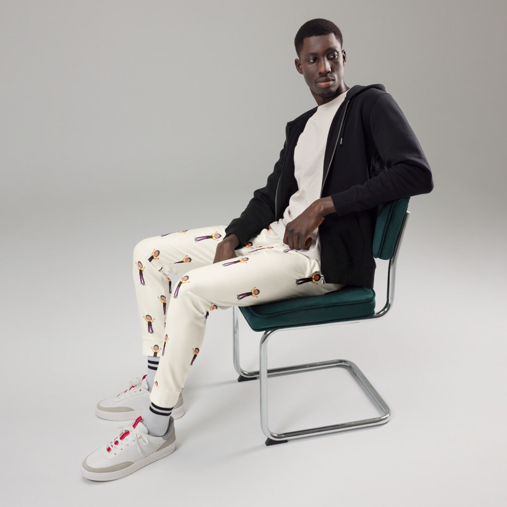Gazi Character All-Over Print Recycled Joggers, Roots & Talks - lifestyle photo 2