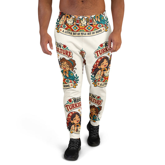 Rooted in Turkish Culture All-Over Print Recycled Joggers, Roots & Talks - product photo