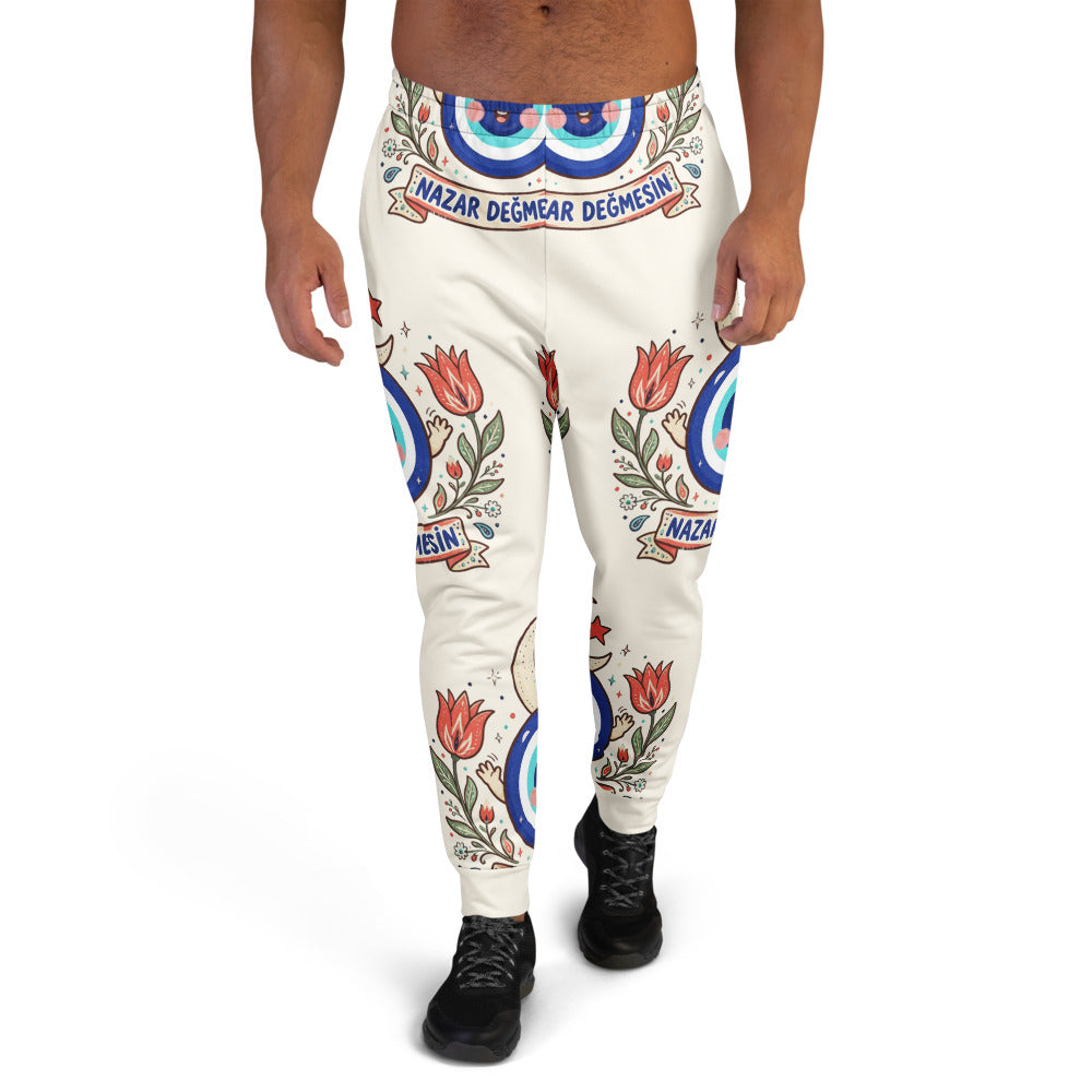 Nazar Değmesin All-Over Print Recycled Joggers, Roots & Talks - product photo