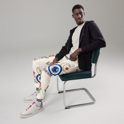 Nazar Değmesin All-Over Print Recycled Joggers, Roots & Talks - lifestyle photo 2