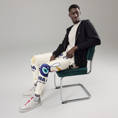 Sana Da All-Over Print Recycled Joggers, Roots & Talks - lifestyle photo 2