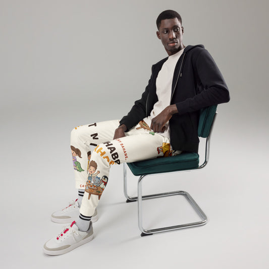 Çay Bahane, Muhabbet Şahane All-Over Print Recycled Joggers, Roots & Talks - lifestyle photo 2