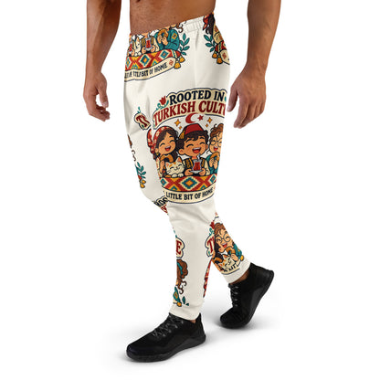 Rooted in Turkish Culture All-Over Print Recycled Joggers, Roots & Talks - product photo