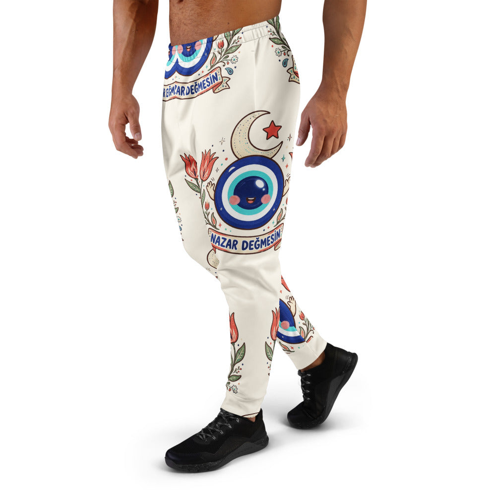 Nazar Değmesin All-Over Print Recycled Joggers, Roots & Talks - product photo