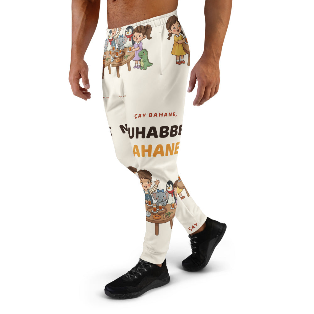 Çay Bahane, Muhabbet Şahane All-Over Print Recycled Joggers, Roots & Talks - product photo