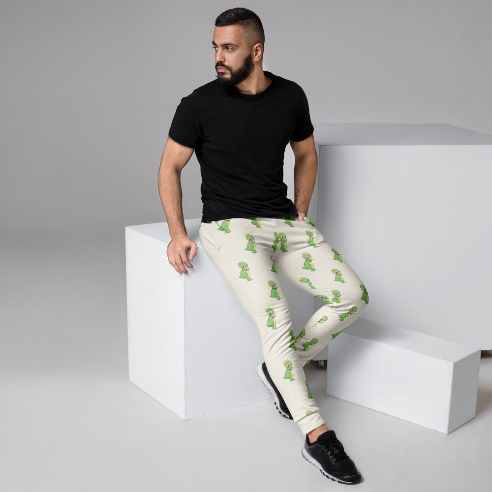 Dino Dinosaur All-Over Print Recycled Joggers, Roots & Talks - lifestyle photo 1