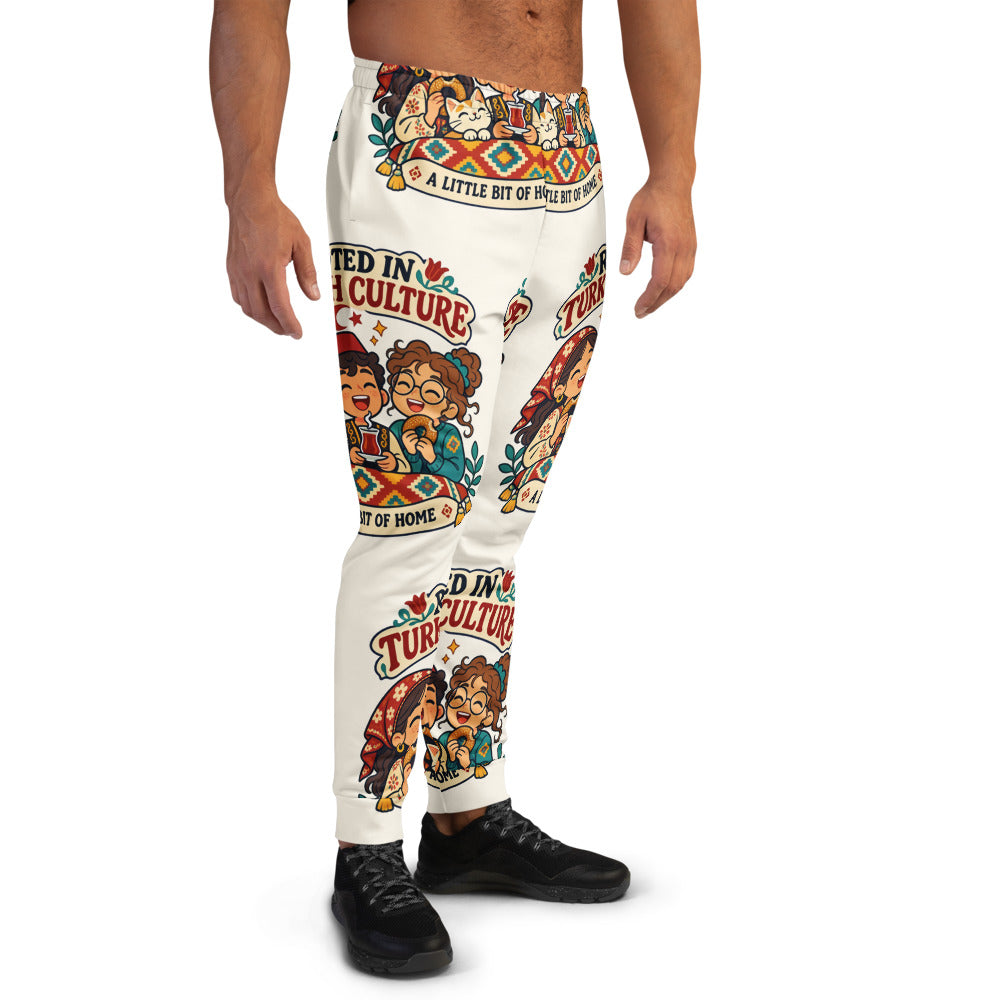 Rooted in Turkish Culture All-Over Print Recycled Joggers, Roots & Talks - Right