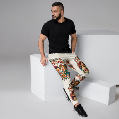 Rooted in Turkish Culture All-Over Print Recycled Joggers, Roots & Talks - lifestyle photo 1