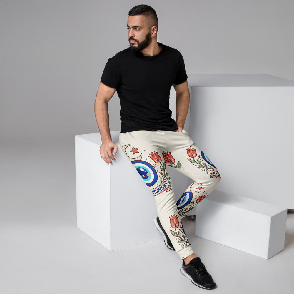 Nazar Değmesin All-Over Print Recycled Joggers, Roots & Talks - lifestyle photo 1