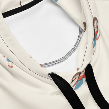 Eylül Character All-Over Print Recycled Unisex Hoodie, Roots & Talks - Product details 2