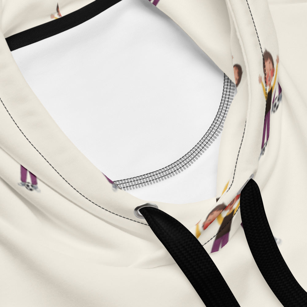 Gazi Character All-Over Print Recycled Unisex Hoodie, Roots & Talks - Product details 2