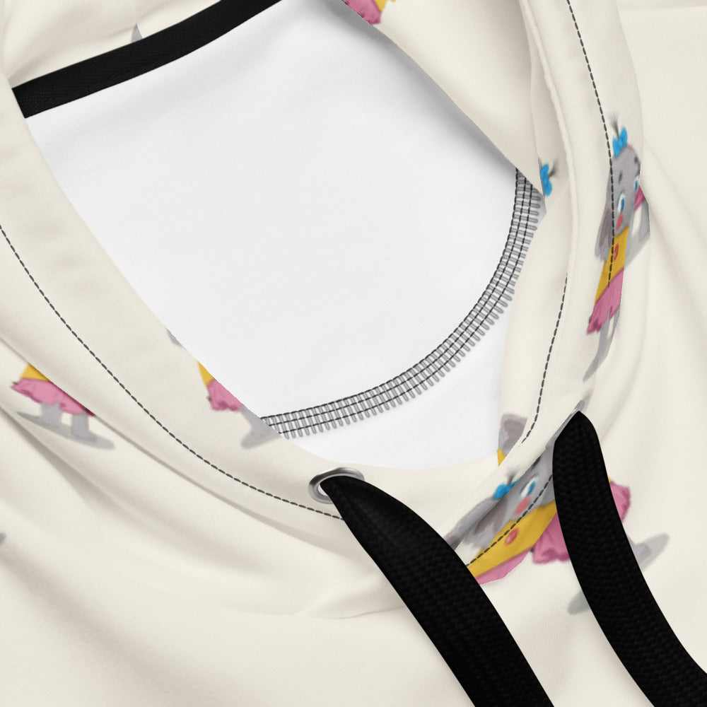 Filiz Elephant All-Over Print Recycled Unisex Hoodie, Roots & Talks - Product details 2