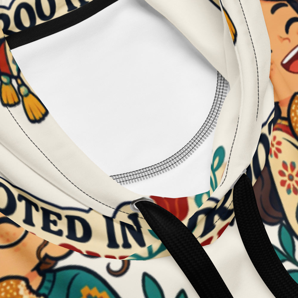 Rooted in Turkish Culture All-Over Print Recycled Unisex Hoodie, Roots & Talks - Product details 2