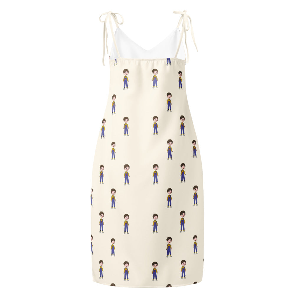 Ahmet Character All-Over Print Slip Dress, Roots & Talks - product photo