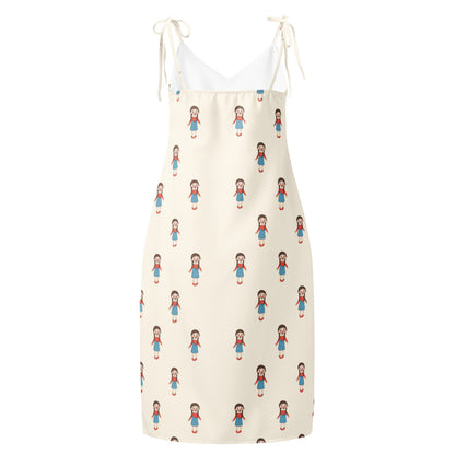 Eylül Character All-Over Print Slip Dress, Roots & Talks - product photo