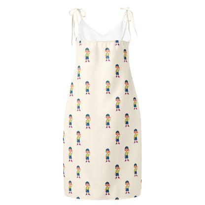 Giray Character All-Over Print Slip Dress, Roots & Talks - product photo