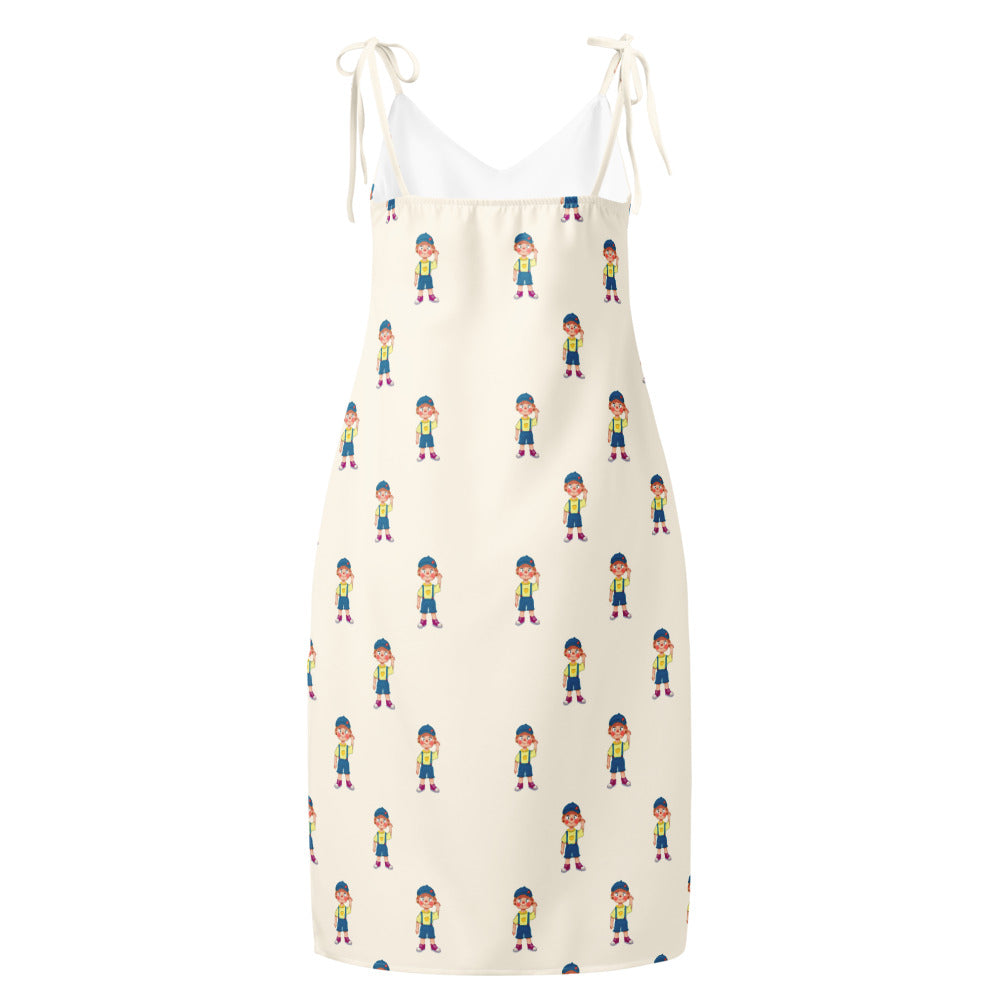 Giray Character All-Over Print Slip Dress, Roots & Talks - product photo