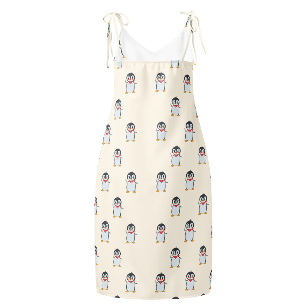Pingucan Penguin All-Over Print Slip Dress, Roots & Talks - product photo