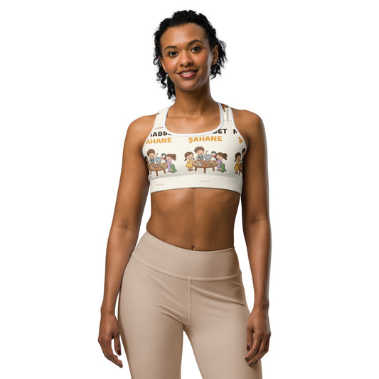 Çay Bahane, Muhabbet Şahane All-Over Print Sports Bra, Roots & Talks - product photo