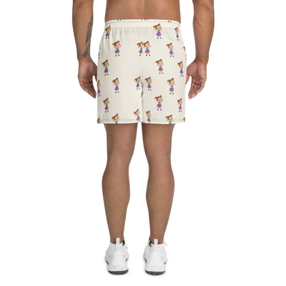 Ela Character All-Over Print Unisex Athletic Long Shorts, Roots & Talks - product photo