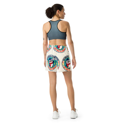 Bilingual & Proud All-Over Print Unisex Athletic Long Shorts, Roots & Talks - lifestyle photo 2