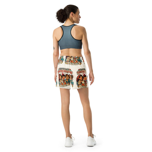 Rooted in Turkish Culture All-Over Print Unisex Athletic Long Shorts, Roots & Talks - lifestyle photo 2