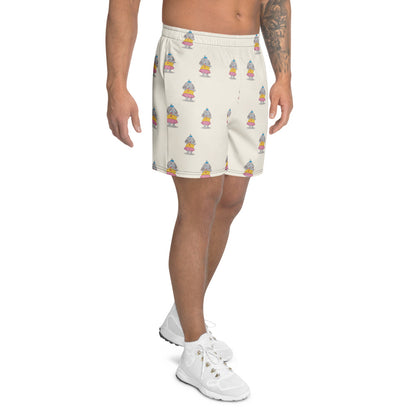 Filiz Elephant All-Over Print Unisex Athletic Long Shorts, Roots & Talks - Right