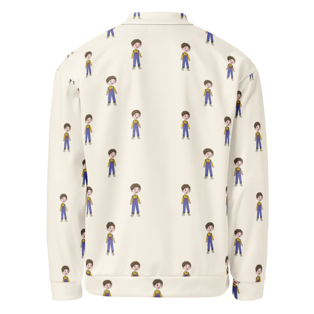 Ahmet Character All-Over Print Unisex Bomber Jacket, Roots & Talks - product photo